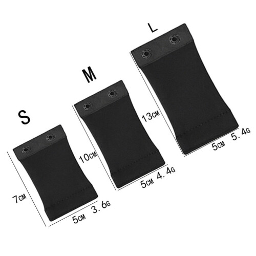 Extensor de Body con 2 Filas de Corchetes - Alargador de Algodón para Body Black 2
