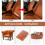 Plastic reparator autoadeziv piele artificiala 50x138 cm LightBrown 5