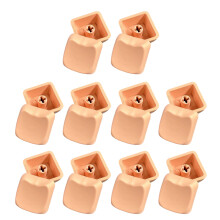 Unieke kattenvormige PBT-keycaps voor liefhebbers-Lichte koffie