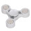 Μεταλλικό Fidget Spinner, Ανακούφιση από το στρες, Εξαιρετικά αθόρυβος σχεδιασμός για 2
