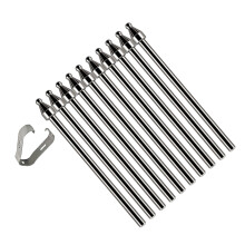 Titaniums Alloy Pen Refills Pen Tip with Clip for-10PCS