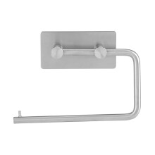 Toilettenpapierhalter für glatte Oberflächen, rostfreier, wasserdichter Edelstahl-Wandrollenspender für Bad und Küche (Selbstmontage)