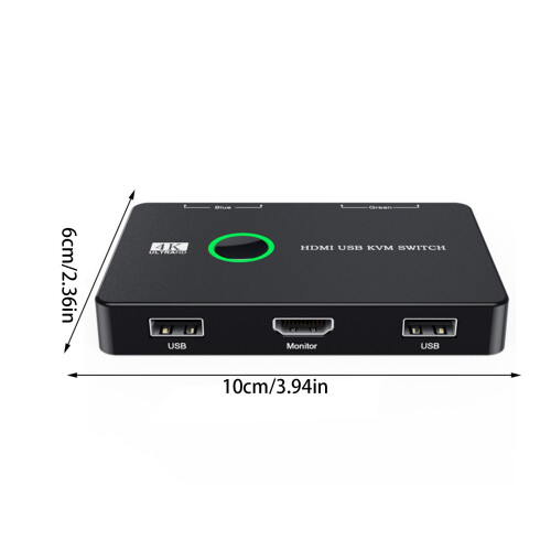 USB KVM-apparaten KVM-switcher Boxsplitter Weergaveapparatuur 1