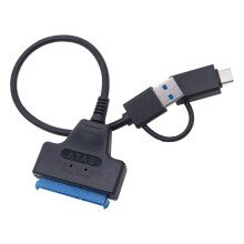USB A+C naar schijfverbindingskabel voor 2,5 inch HDD Snelle