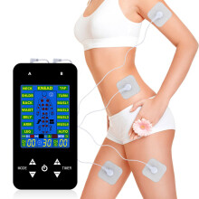 TENS-Gerät / Muskelstimulator mit 15 Massagemodi Black