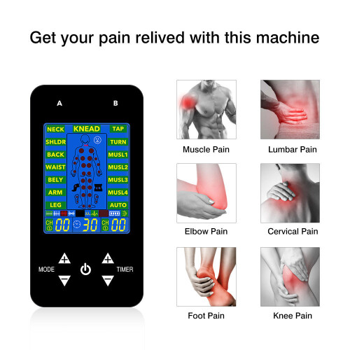 TENS-Gerät / Muskelstimulator mit 15 Massagemodi Black 1