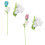 Plush Flower Bear Wedding Accessory Comfortable Stuffed-Blue 3