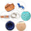200Pcs 4 Color Grommets Eyelets with Install Tool, 6mm Eyelet 5