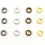 200Pcs 4 Color Grommets Eyelets with Install Tool, 6mm Eyelet 7