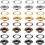 200Pcs 4 Color Grommets Eyelets with Install Tool, 6mm Eyelet 6