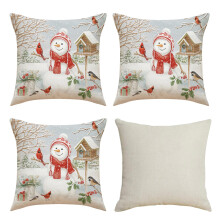 Christmas Linen Throw Pillow Covers, Holiday Decoration-Style 2
