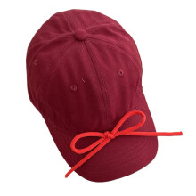 Chapeau de baseball à nœud coloré moderne pour l'exercice,-Rouge