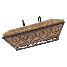 Outdoor Hanging Flower Basket Handmade Flower Pot-12 inches