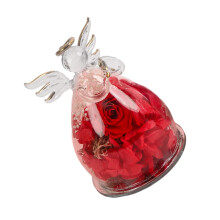Preserved Flower Angel Artwork Decorative Eternal Roses For-Red