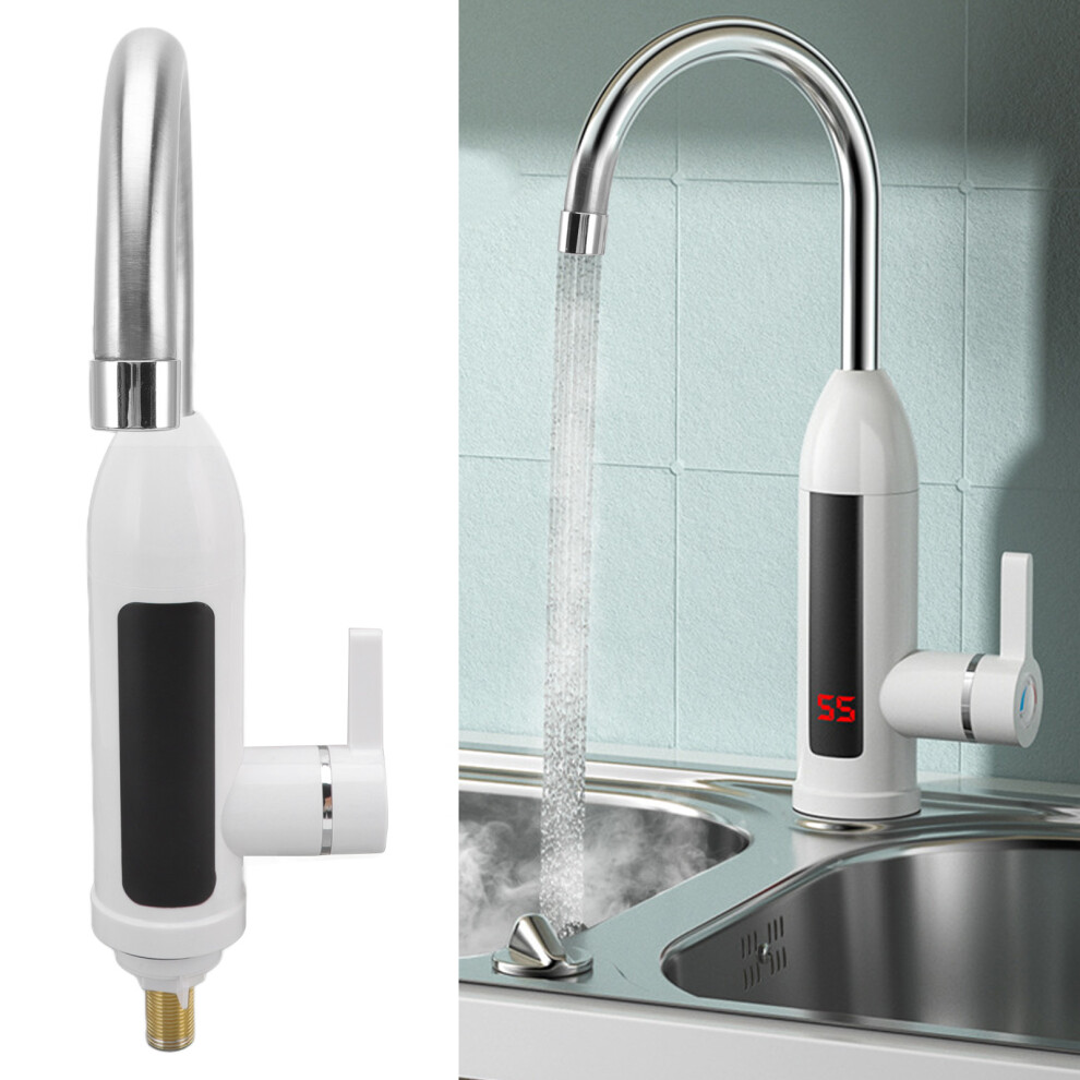 Stainless Steel 3000W Instant Water Heater Tap Ipx4 Tankless 220V Uk 4901372213318