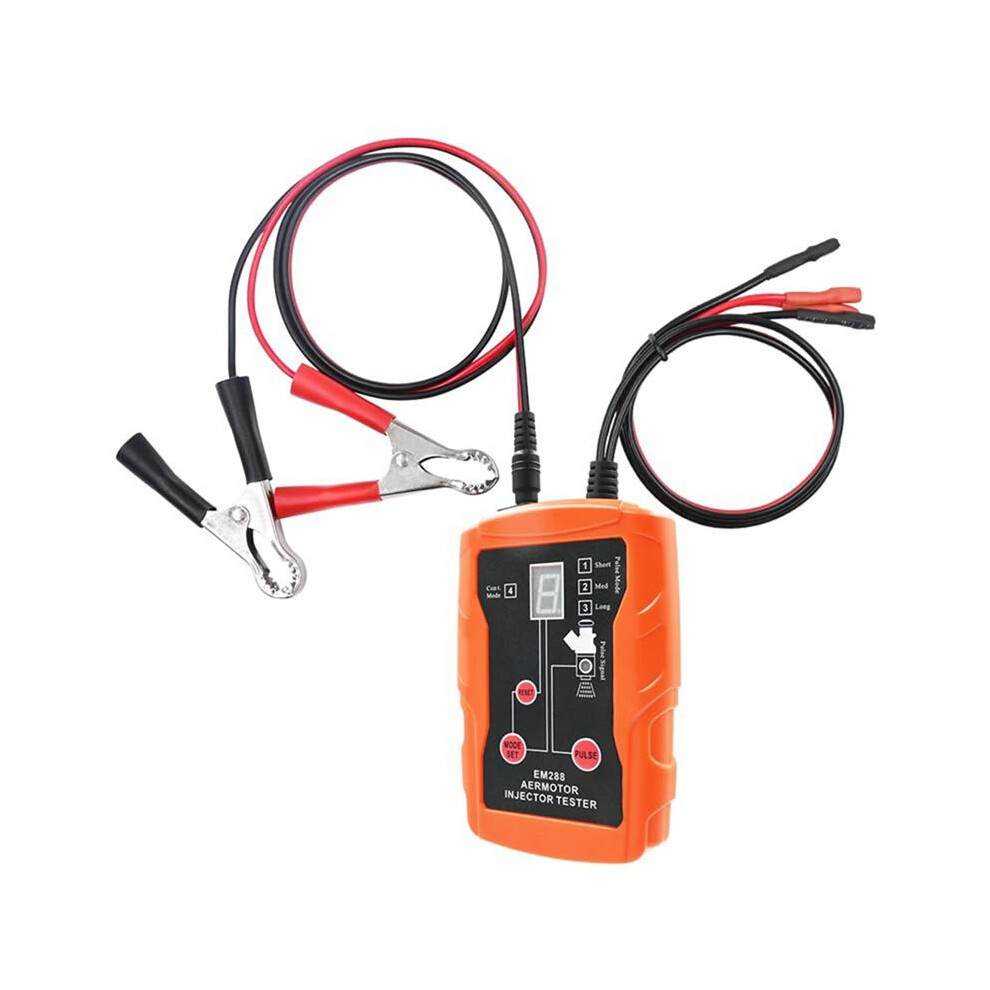 Aermotor Em288 Car Fuel Injector Tester 8 Pulse Modes Fuel Injector Tester Fuel Injection Nozzle Tester Tool 6134104059344
