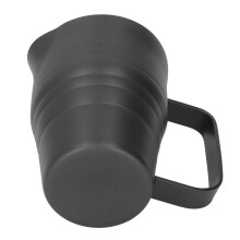 Schwarze 900 ml Milchschaumfüllkanne Edelstahl Adler-Ausguss Kaffeekanne