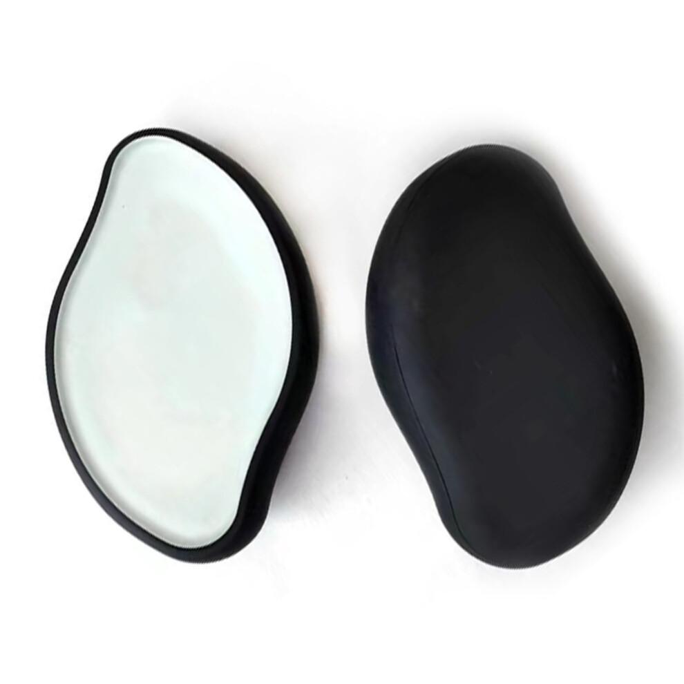 Black Nano Crystal Hair Eraser - Painless Skin Exfoliation, Reusable,