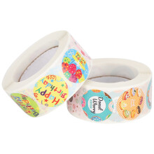 Motivational Stickers for Kids, Happy Birthday Assorted Designs Decorative Sealing Stickers, Teacher Reward Stickers for Classroom Celebrations,