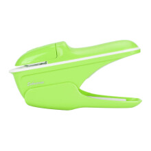 Nietjesvrije nietmachine, veilig voor kinderen omdat er geen nietjes in zitten, ergonomische handgreep maakt bediening met één hand mogelijk,