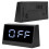 Ψηφιακό Ξυπνητήρι Αθόρυβης Λειτουργίας, Οθόνη LED με Καθρέφτη, Ξύλινο 6