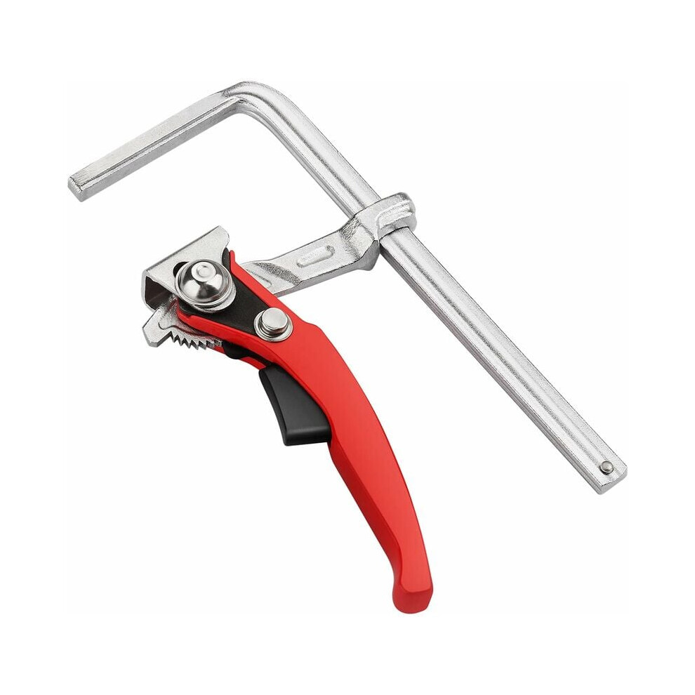 Robust And Durable Ratcheting Table Clamp, High-Strength Alloy Steel Woodworking Clamp With Clamping Force, Guide Rail Clamp For Mft Table, Non-Slip 9173940382282