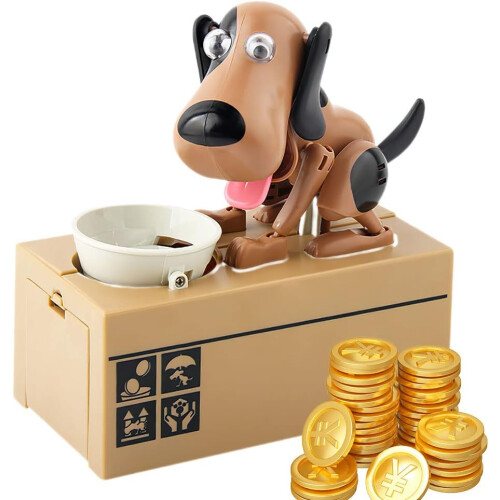 Διαδραστικά χαρακτηριστικά Hungry Dog Piggy Bank, Διεγείρει την περιέργεια, την αγάπη και