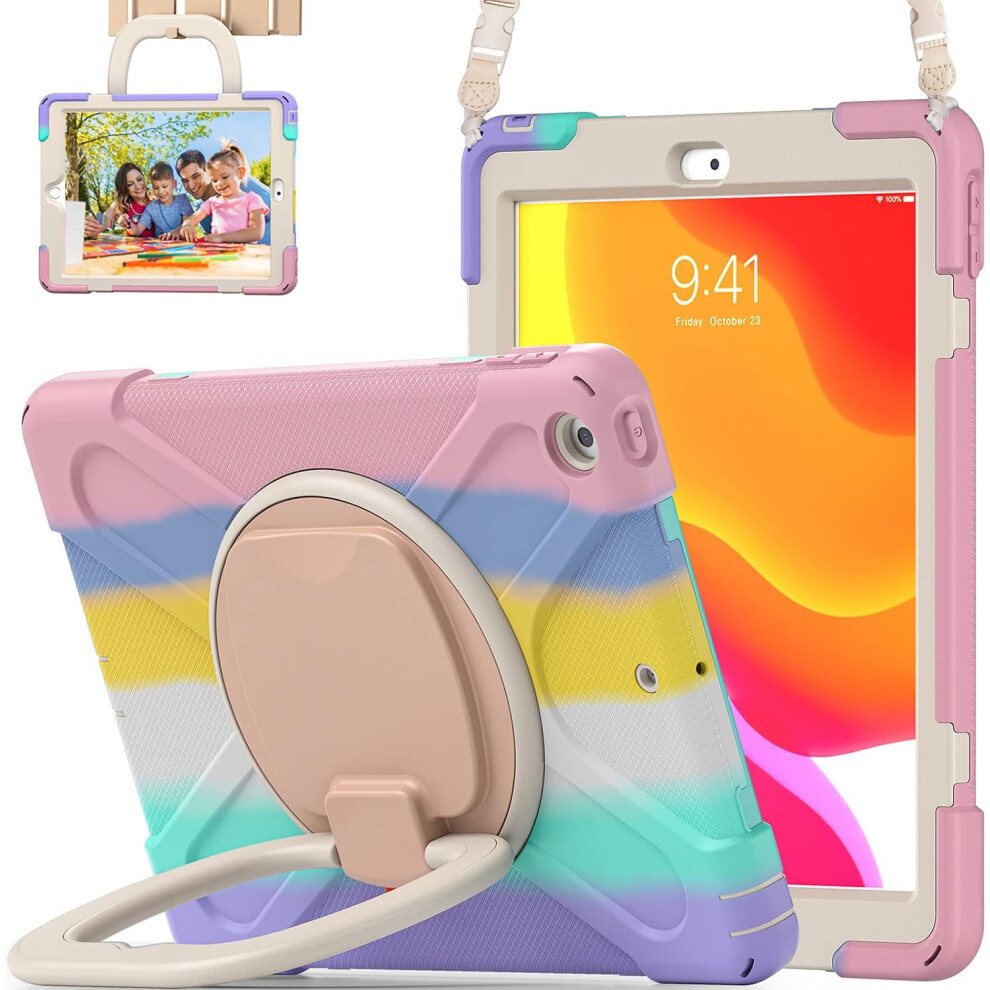 The Ultimate Safe Haven: 10.2 Inch Tablet Case With Heavy Duty Protection, Screen Shield, And Adjustable Carrying Strap, Perfectly Suited For Kids 9173940382473