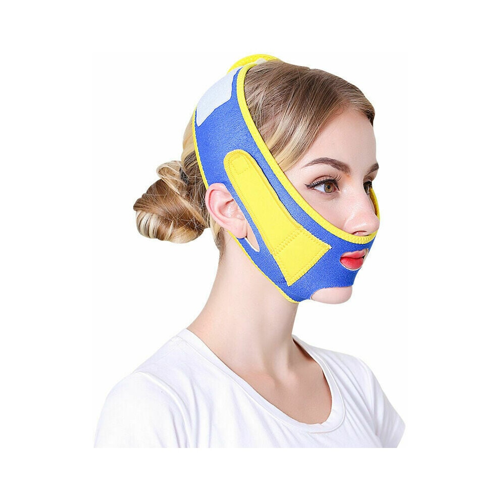 Fast Snore Relief Jaw Strap, Hypoallergenic Neoprene Anti-Snoring Solution for Men and Women, Supports Chin to Prevent Snoring and Promote Healthy