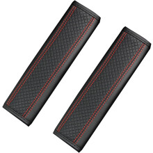 Universele gordelbeschermer, sterk klittenband, comfortabel accessoire, beschermt tegen wrijving, ademende stiksels, 2 stuks