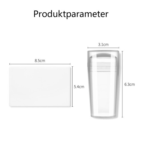 DIY Μανικιούρ Γαλλικά Νύχια Art Stamper, Διαφανές Εργαλείο Σιλικόνης για Επαγγελματική 2