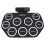 (Black) Dual bluetooth portable hand drum 1