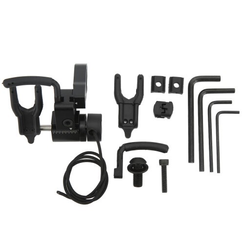 Aluminiumlegierungs-Fallbogenpfeilhalter für Compoundbogen, Schwarz 1