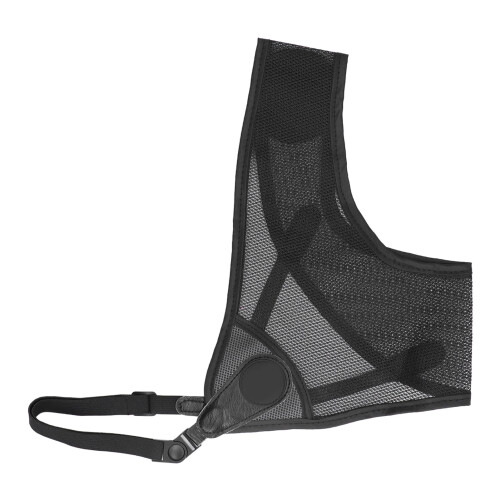 Garde- poitrine ajustable pour l'arc 3D Mesh en PU léger noir 1