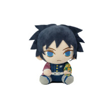 (Giyuu) Demon Slayer Tanjirou Nezuko Pluche Speelgoed Knuffel Pop PP Katoen Gevuld Cadeau voor Fans