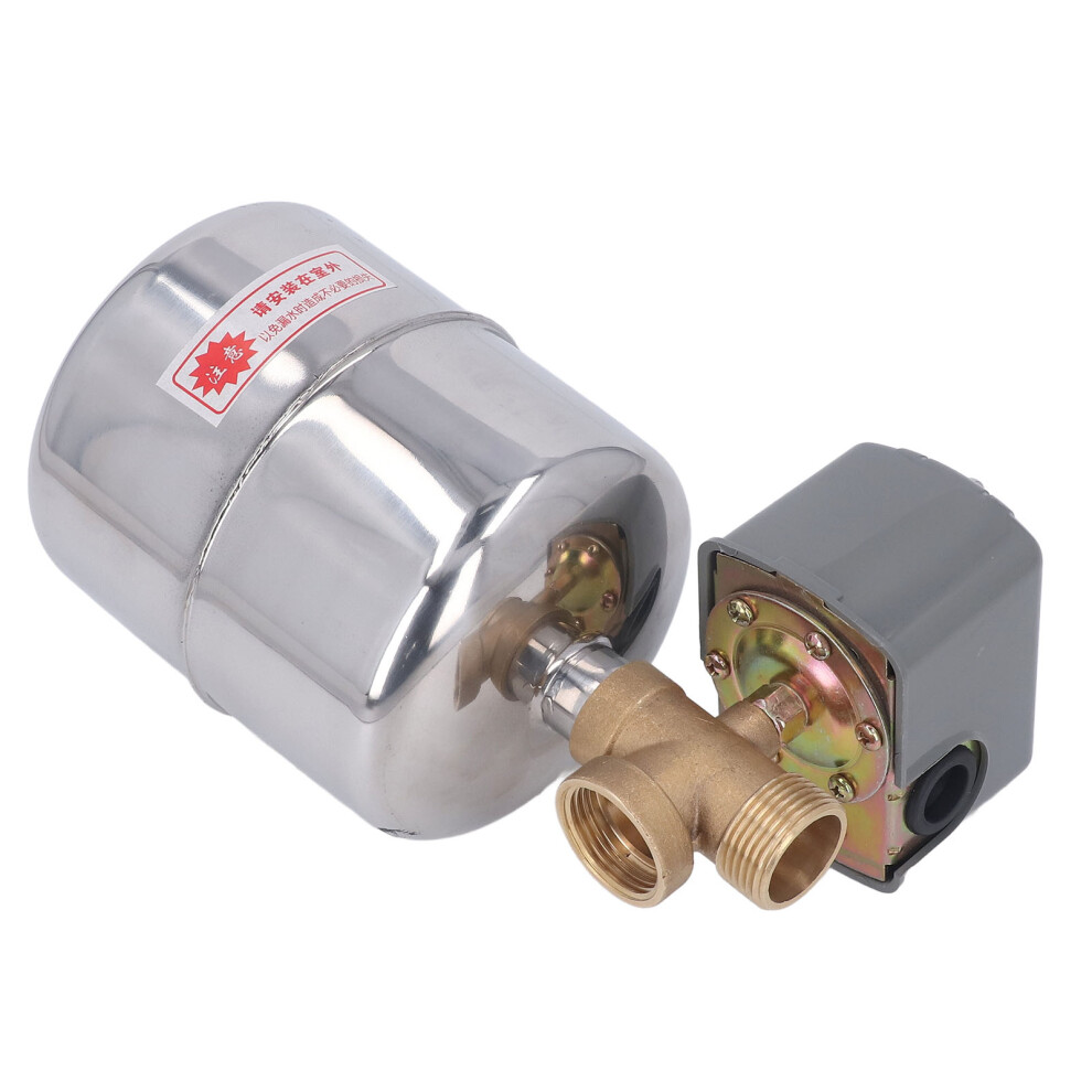 Water Pump Pressure Switch And Copper Check Valve Stainless Steel 110V-230V Kit 8431380987353
