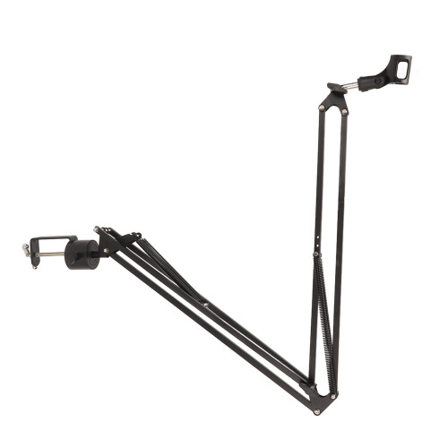 Heavy Duty Steel Structure Adjustable Microphone Arm Stand With Super Strong Spring Impact Resistant Plastic Construction Smooth Handle Operation 2