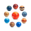 Mini Solar System Stress Balls,10PCS Planets Squeeze Balls Space Toys 1