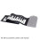 (Starlight Silver) 49 key piano hand roll with trumpet 1