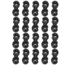 Rotatable S-Hook Clips for Bicycle Brake Cable, Swivelling Hook Clips for Derailleur Line and Shift Cables with 360 Degree Rotation Design, Lightweigh