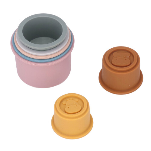 Educational Stacking Toy for Cognitive and Motor Skill Development, Numbers & Pattern Nesting Cup 2