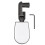 Bicycle Mirror For Left Side Mounting Universal Fully Adjustable Handlebar Rearview Mirror Compact Design Scratch Resistant Glass Easy Installation 1