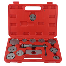 Mechanics' Tool Kit For Quick Brake Pad Services, Air Operated Disc Brake Caliper Compressor Ensures Precise Push-Back And Wind-Back Without Damage,