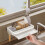 Magnetic Towel Hanger for Kitchen, Durable PP Plastic Wall Mounted No Punch Installation Storage Solution 3