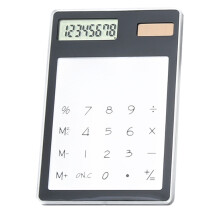 Calculator transparent, surse duble de alimentare care asigură utilizarea neîntreruptă în orice mediu