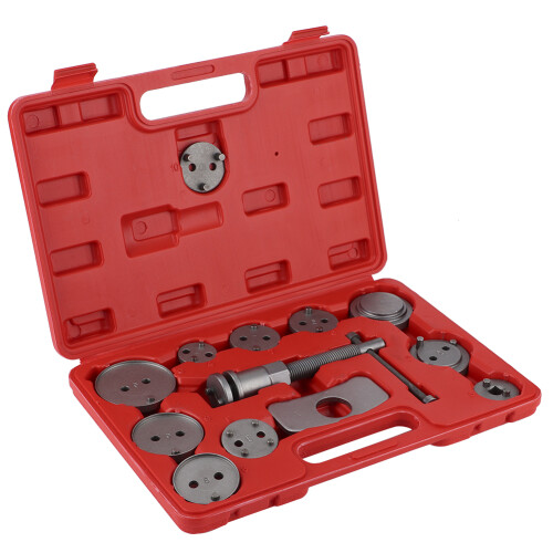 Disc Brake Compressor, Mechanic's Tool Set For Front Or Rear Disc Brakes, Wind Back Tool Universal Design, Durable Construction, 13Pcs 1
