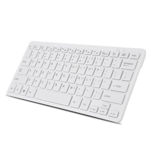 Mini teclado ultrafino com ampla compatibilidade, 78 teclas e design ergonômico, plug and play e interface USB padrão, cabo robusto e de alta 1