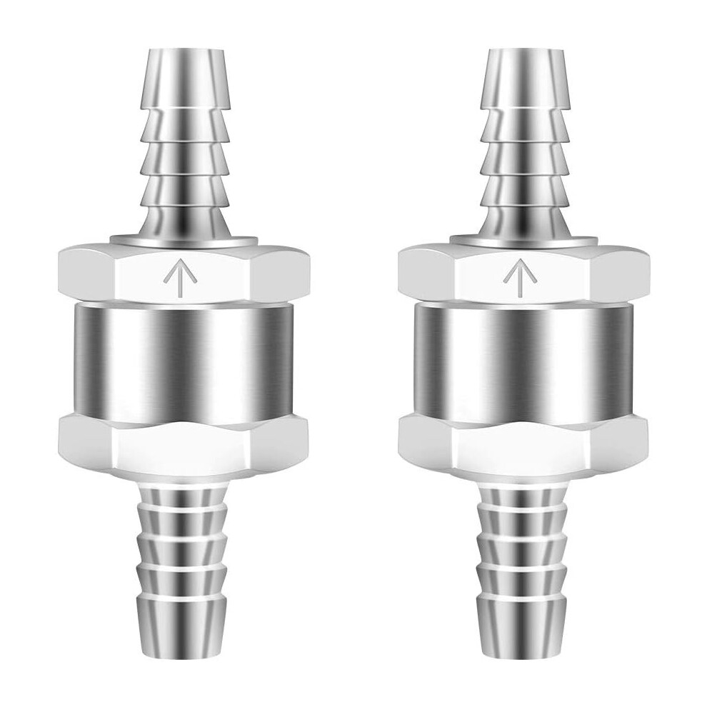 Fuel Line Upgrade, Non Return One Way Check Valve In Aluminium Alloy, Prevents Diesel Gasoline Return With Integrated Design For Easy Installation 9433291764138