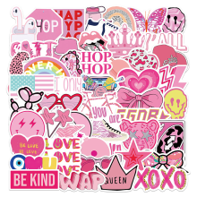 Laptop Decor, 50pcs Phone Decoration, Preppy Style Stickers for Guitars, DIY Decals, Personalization Supplies, Waterproof Stickers, Perfect for Party