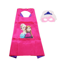 (Agent Team, M) Ninja Turtle Cape Cloak with Eye Mask Kids Halloween Cosplay Costume Party Outfit